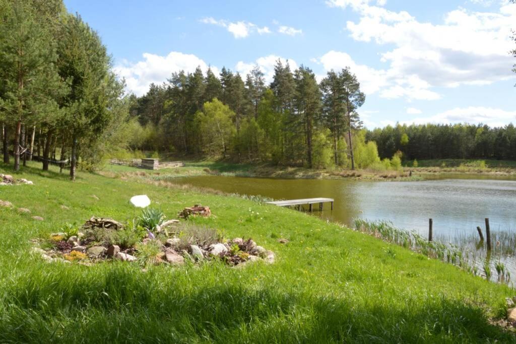 Hut In The Mid. Of Nowhere + Priv Pond+3 Ha Darzkowo Ngoại thất bức ảnh