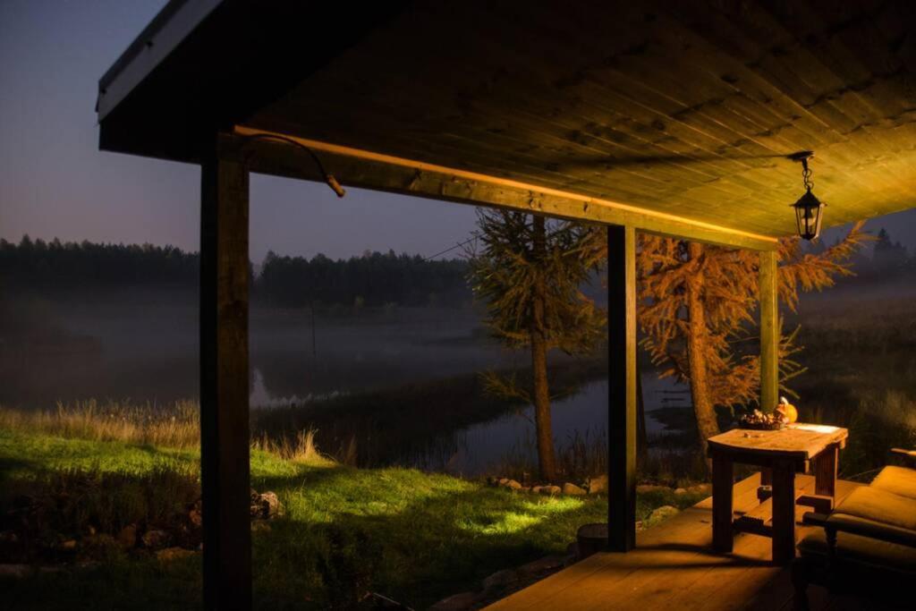 Hut In The Mid. Of Nowhere + Priv Pond+3 Ha Darzkowo Ngoại thất bức ảnh